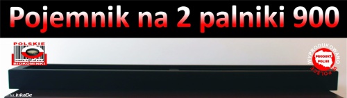 Pojemnik z dwoma palnikami 900 produkcji polskiebiokominki.pl