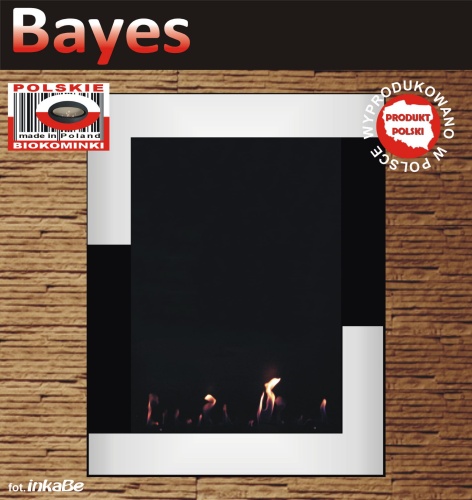 Biokominek model Bayes Top Inox L produkcji polskiebiokominki.pl