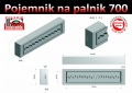 Rysunek poglądowo-wymiarowy Pojemnika z palnikiem 700 produkcji polskiebiokominki.pl