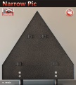 Biokominek model Narrow Pic - tył - produkcji polskiebiokominki.pl