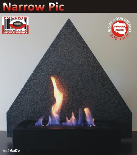 Biokominek model Narrow Pic produkcji polskiebiokominki.pl