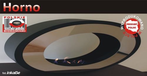 Biokominek model Horno-S Inox produkcji polskiebiokominki.pl